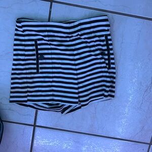 striped shorts